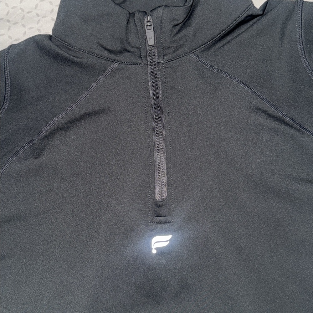 Black Quarter-Zip Pullover Fabletics - image 2